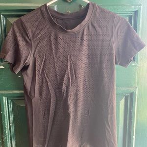 Black lulu lemon short sleeve top